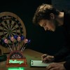 CoolGift Mart Light Up Dart Stand, Wooden Dart Holder with