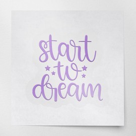 Decal Stickers of Start (Lavender Purple) (Set of 2) Premium Waterproof Decal Stickers for Laptop Phone Accessory Helmet Car Window Mug Tuber Cup Door Wall Decoration - BICVER1c95201LA0124