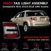 CNYGO Inner Tail Light Assembly Compatible with GMC Acadia 2013