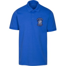 Phi Beta Sigma Fraternity Polo Shirt Royal/Royal Large