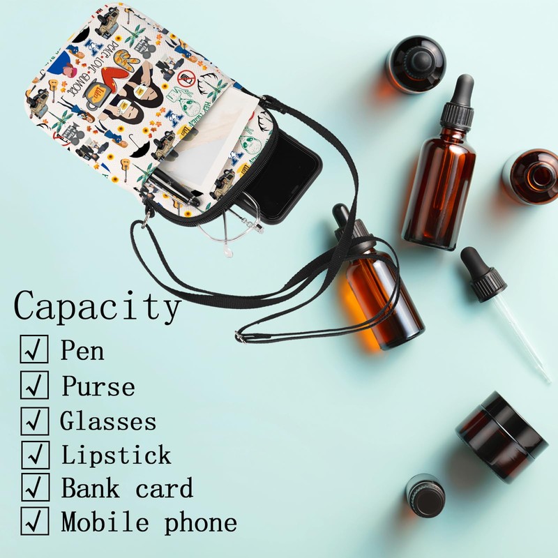 LEVLO Funny Luke's Crossbody Bag Luke's Fans Gift Peace Love