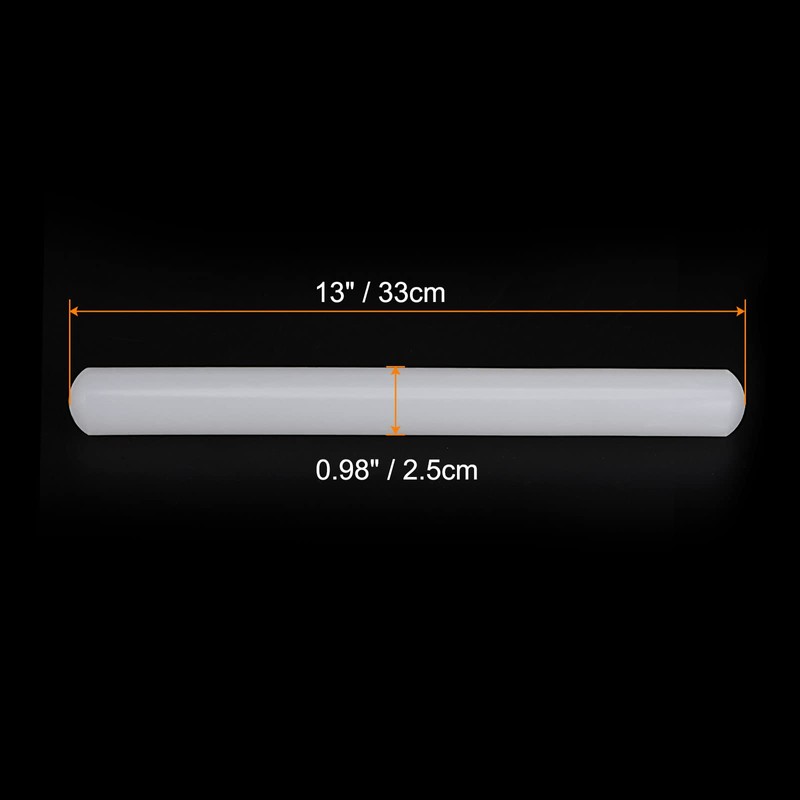sourcing map 3pcs Fondant Rolling Pin PP 33cm x 2.5cm