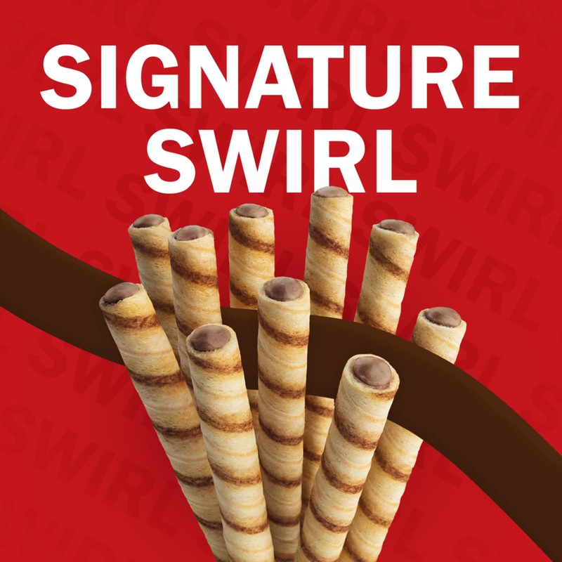 Pirouline Rolled Wafers – Chocolate Hazelnut – Rolled Wafer Sticks,