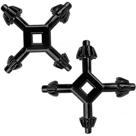 CENPEK 2 Pieces 4 in 1 Chuck Key, Universal Drill Chuck Key Multi-Functional Drill Chunk Key Hand Electric Drill Chuck Key