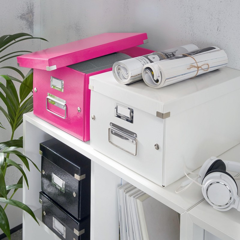 Leitz Click & Store Slim Storage Box, CD Storage, Ideal
