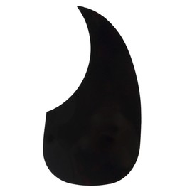 Musiclily Oversize Acoustic Guitar Self-adhesive Pickguard for Martin D28 Style guitar, Black