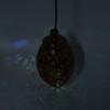 Iron Hollow Water Drop Lamp Solar LED Lantern Garland Garden