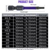 Magnetic Screwdriver Drill Bit Set H1.5-H8 Metric Impact Hex Head