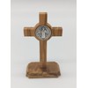 OVUNQUE PROTEGGIMI Olive Wood Benedict Cross 8 cm High with