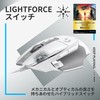 Logicool G G502 X Wired Gaming Mouse G502X-WH LIGHTFORCE Hybrid