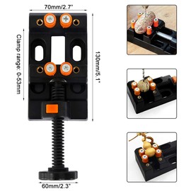 TeamTop Small Tabletop Vise Mini Secure Vice Fine Work Easy Installation Vice Hobby Jewelry Accessories