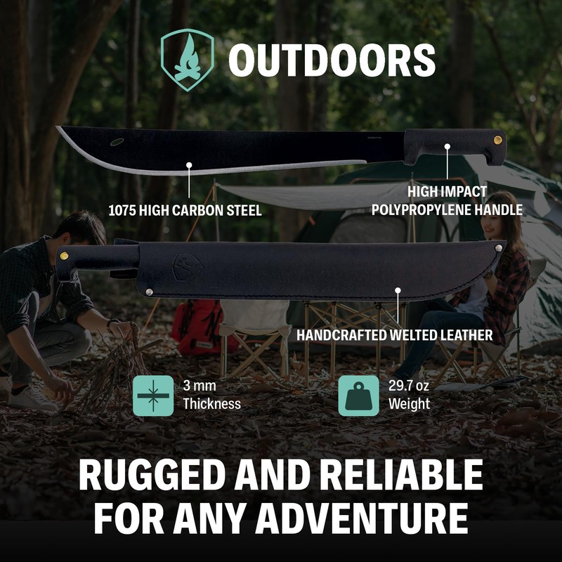 Condor Tool & Knife El Salvador Machete with Polypropylene Handle