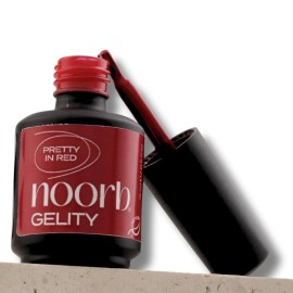 noorb beauty Red Gel Polish, Natural Odorless Gel Nail Polish with Organic