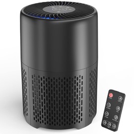 Air Purifiers for Home Large Room Bedroom Pets, H13 HEPA Air Filter, Filters Smoke Dust Mold Odor Allergies, UV-C Light Helps Reduce Germ, Portable Air Cleaner with Remote Timers Child Lock for Home