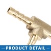 A ABSOPRO Barb Hose Fitting 3 Way T Connector 4mm