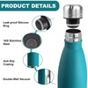 Stainless Steel Drinking Bottle, 500 ml, BPA-Free, Double-Walled, Leak-Proof Drinking