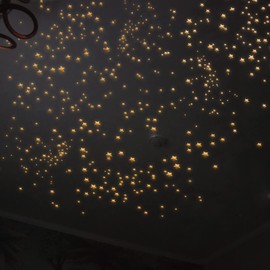 Glow in The Dark Stars Decals Decor 633 Pcs Luminous Dot Stars, 3D Starry Stars Glow in the Dark Stickers for Ceiling or Wall and Kids Bedroom Decor