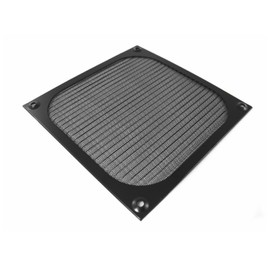 AABCOOLING Aluminium Fan Filter, Fan Cover, for Fan, Dust Filter (140 mm, Black)