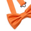 Ladeheid Children's Boys Bow Tie - Pre-Tied Adjustable Band, Matte