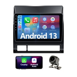 Android 13 [2GB+64GB] Car Stereo Compatible with Toyota Tacoma 2005-2015, 9 Inch Touch Screen Car Radio with Wireless CarPlay&Android Auto, GPS, FM, DSP, WiFi, Bluetooth, AHD Backup Camera, SWC