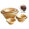 Yamako 32037 Natural Wood Salad Bowl, Natural, 11.8 inches (30