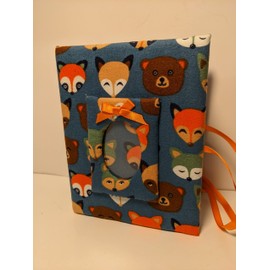Photo Album for Baby Boy, Forest Faces Photo Album, Holds 100 4x6 Photos, Personalize, Boy Photo Album