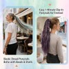 Elastic Dread Ponytail, 22 Inch Boho Braided Dreadlock Hair Extension