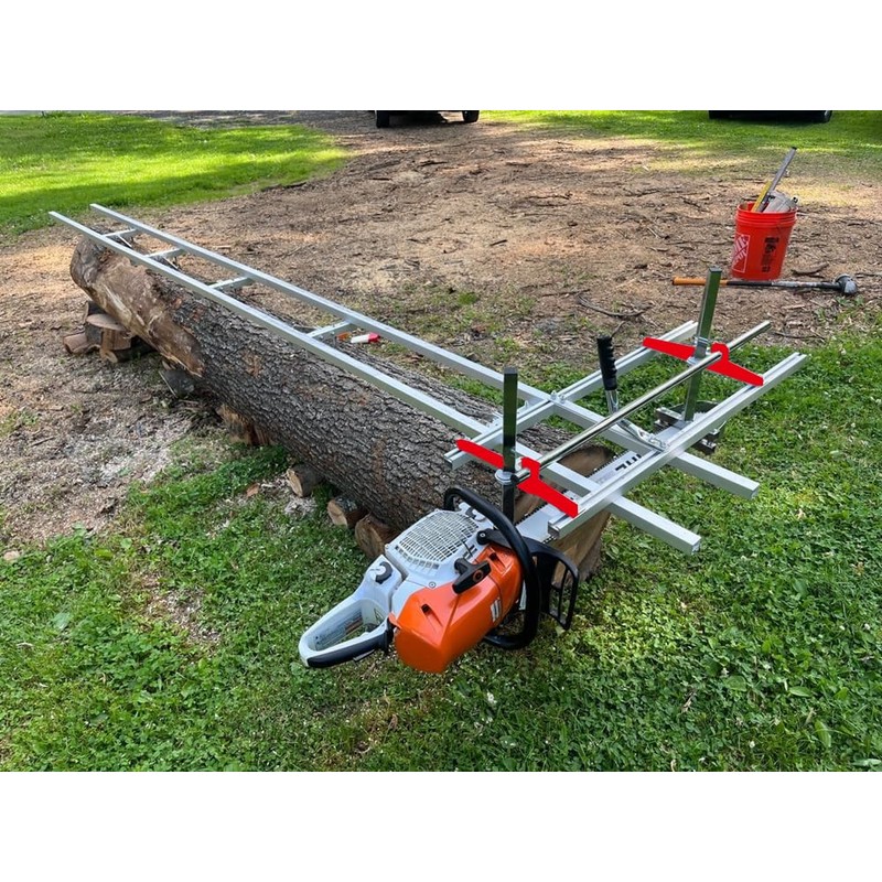 DOYAM 9 FT 270CM Rail Mill Guide System 3 Crossbar