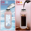 JINLING Thermos Flask, Sports Bottle, Vacuum Insulated, Cold and Warm,