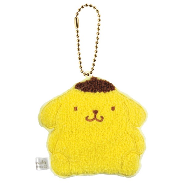 Tees Factory Sanrio SR-5541384PU Fluffy Mascot, Pom Pompurin, H 3.5