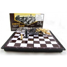 Mini Magnetic Travel Chess Game Board 19 x 19 cm