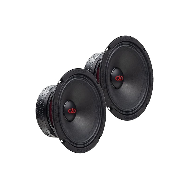 DD Audio VO-M206-S4 6.5" 300W 4-Ohm Midrange Speakers