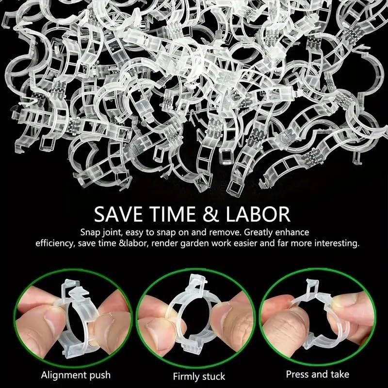 SANHIGHEND Plastic Plant Clips, Make Your Plants Tidy and Beautiful