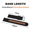 BISONSTRAP Sporty Nylon Watch Strap, Military Watch Straps for Men,