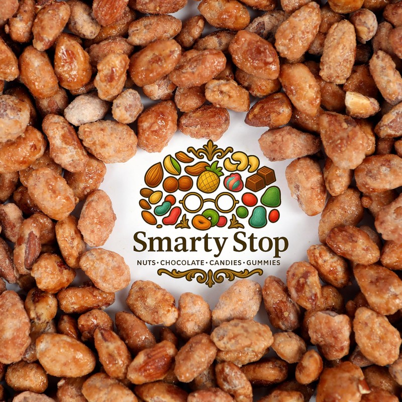 Smarty Stop Toffee Coated Almonds Sweet Crunchy Caramelized Nuts Snack