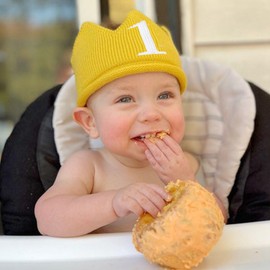 1st Birthday Hat - Yellow Hat Kids, Cute Yellow Crown, Baby Knitted Hat, First Birthday Crown, Winter Hat For 1 Year Old, 1 Year Old Girl Boy Gifts, Baby Winter Hat Baby Headband, 1st Birthday Crown