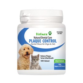 Vetnex Plaque Control Dental Chews (Vegetarian) for Dogs & Cats 100g/100 Chews
