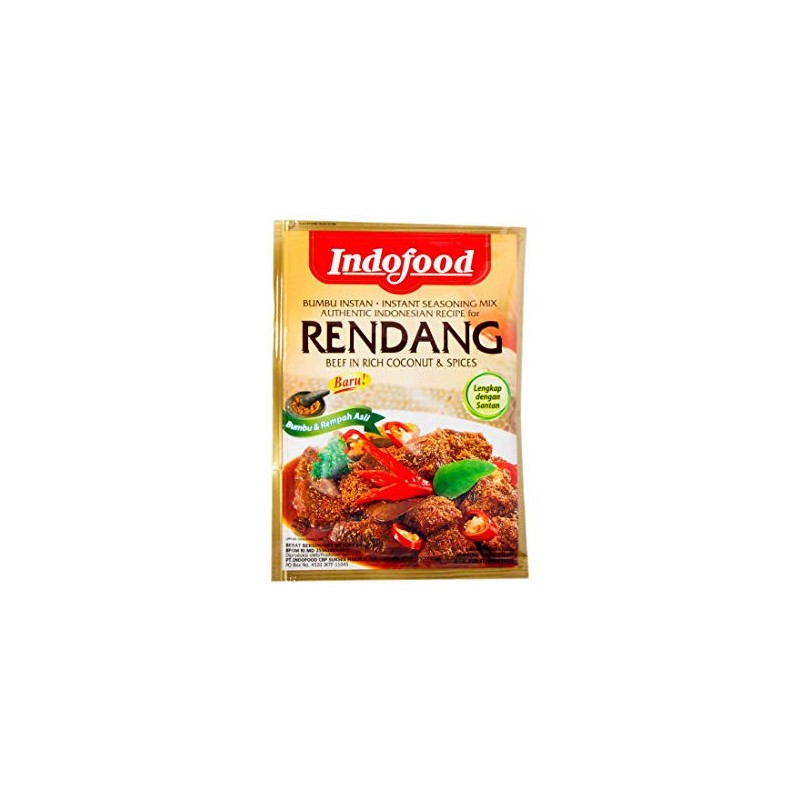 Indofood Rendang - Beef in Chili & Coconut Seasoning, 50