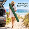 UPF 50+ Beach Umbrella with Sand Anchor, 94 Inch Windproof
