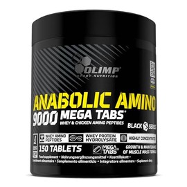 Olimp Sport Nutrition Amino Acids Complex High Dose - 150 Capsules - Anabolic Amino 9000 Mega Tabs