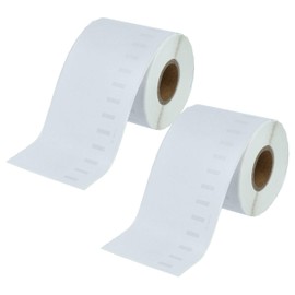 vhbw Set of 2 label rolls 59 mm x 190 mm (110 labels) replacement for Dymo 99019 for label printers