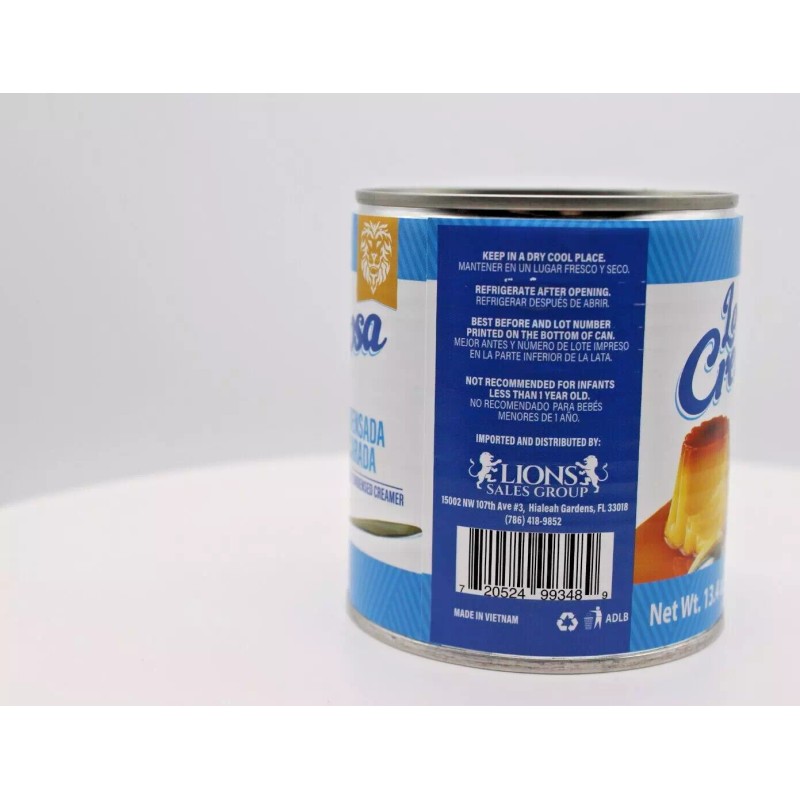 La Cremosa Sweetened Condensed Creamer 13.4 oz (380g)