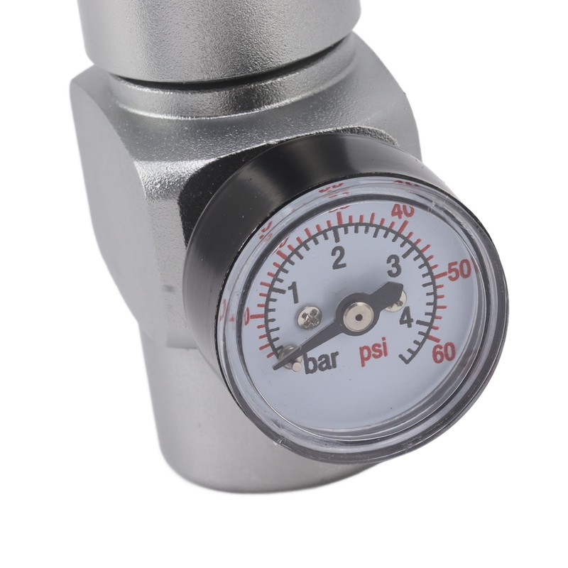 Water Pressure Reducing Valve 0‑60PSI Stainless Steel Pressure Regulator Multifunctional