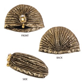 Fortune Teller Head Scarf - Fortune Teller Costume, Turbans for Women, Gold Hat, Fortune Teller Costume Women, Fortune Teller Costume Accessories, Gold Costume, Vintage Turban Hat, Gold Turbans Women