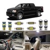 AUTOGINE 11 Piece White Interior LED Lights Kit for Ford