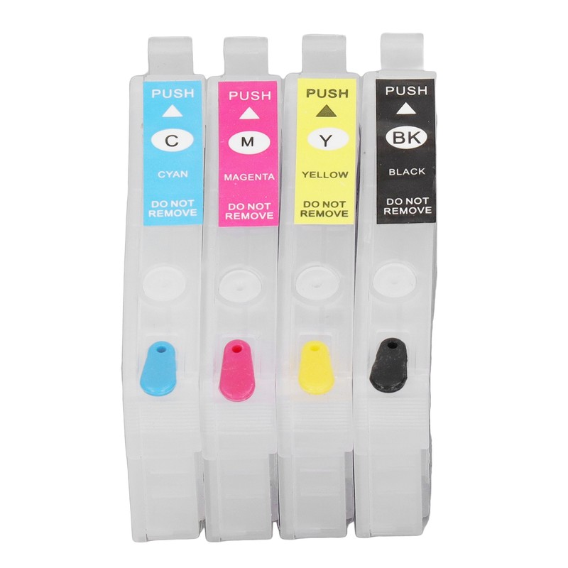 4 Colors Ink Cartridge with Permanent Chip Refill Printing Boxes