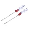 sourcing map Mini Phillips Screwdriver, 3.0mm Cross Head 127mm Length