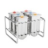 Kit de moldes para paletas de hielo de acero inoxidable,