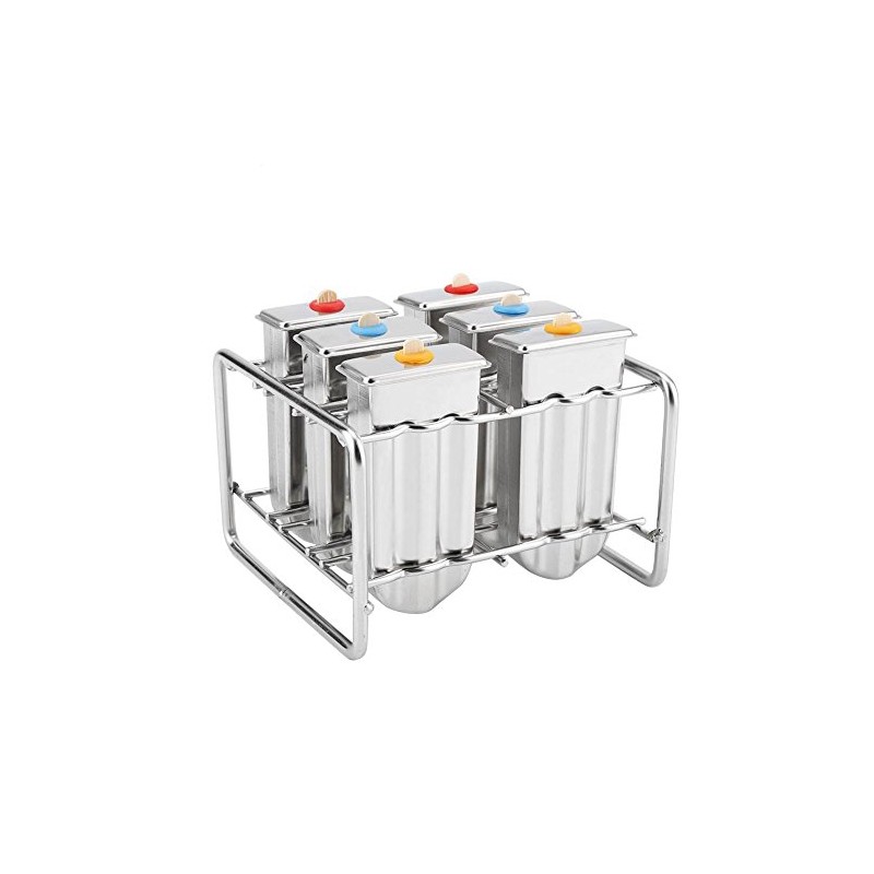 Kit de moldes para paletas de hielo de acero inoxidable,