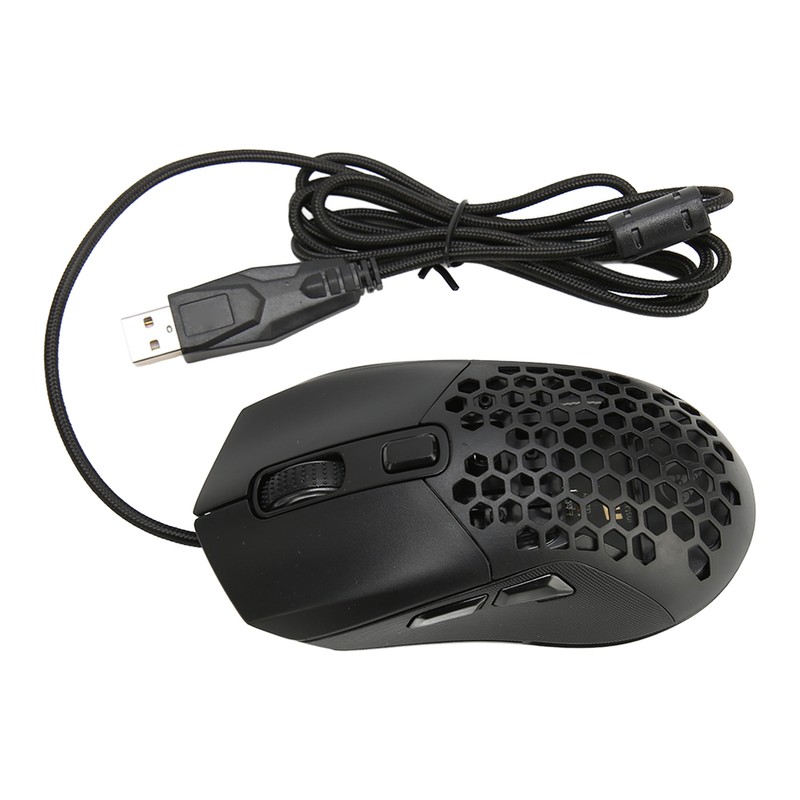 Honeycomb Gaming Mouse RGB Backlight 6 Programmable Buttons 7200 DPI